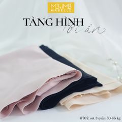 Quần lót tàng hình làm mát cao su non 6707 cạp cao