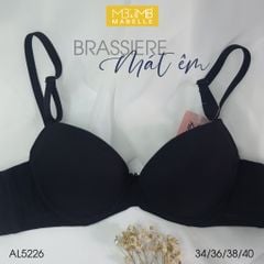 Áo ngực có gọng mút vừa lưng lưới 2 lớp MB 5226 2 móc