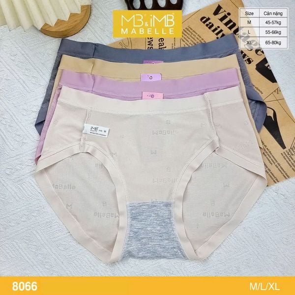Quần lót nữ kháng khuẩn MB 8066 - Giải Pháp Chăm Sóc Vùng Kín Thụ Động, Đông Ấm, Hè Mát, Chống Hằn, Hạn chế mùi khí hư