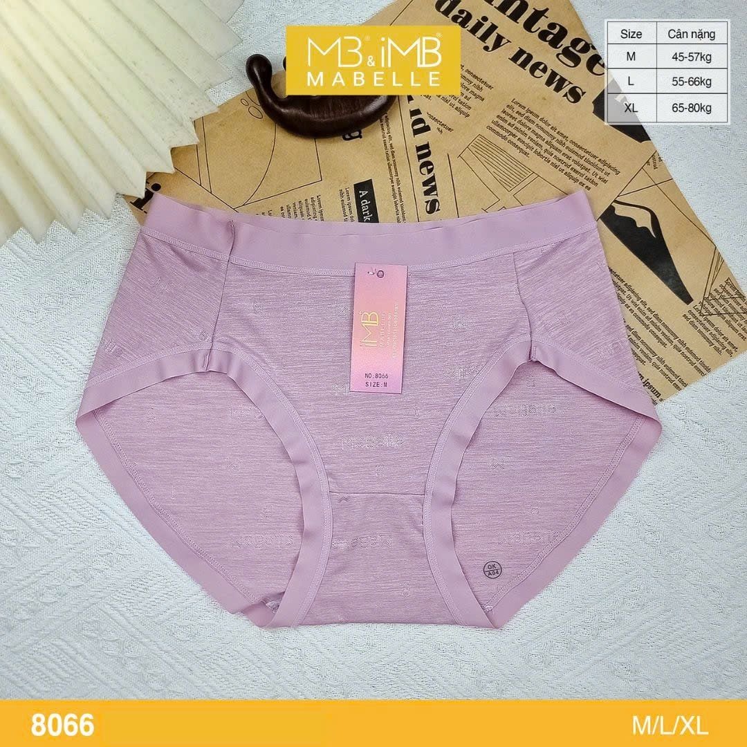 Quần lót nữ kháng khuẩn MB 8066 - Giải Pháp Chăm Sóc Vùng Kín Thụ Động, Đông Ấm, Hè Mát, Chống Hằn, Hạn chế mùi khí hư