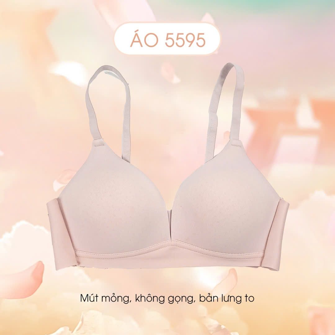 Áo ngực không gọng mút mỏng MB 5595 quả trơn