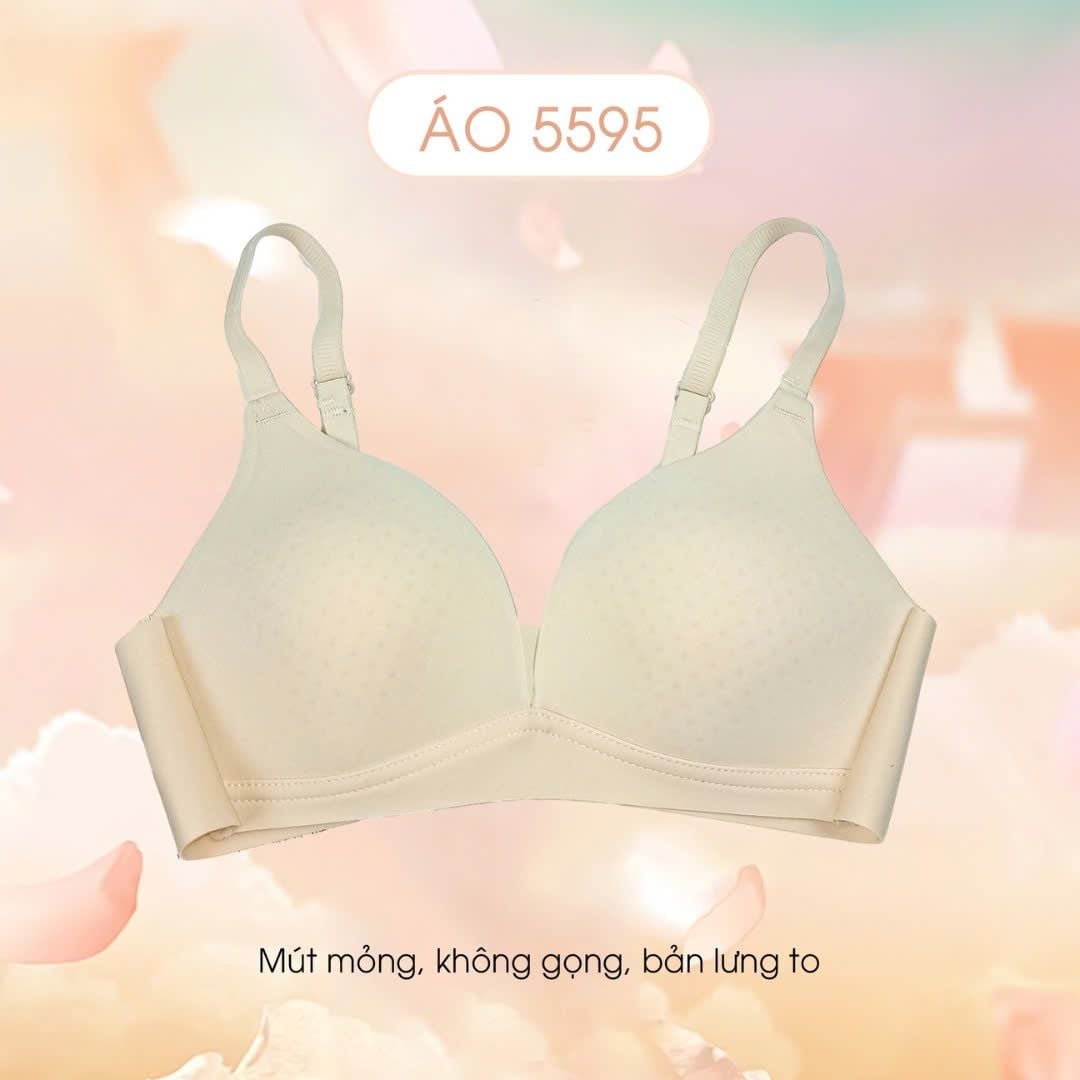 Áo ngực không gọng mút mỏng MB 5595 quả trơn
