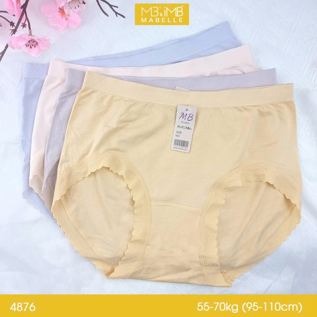 Quần lót cao cấp dệt sợi MB 4876 dệt ống 1 sợi, cotton co giãn
