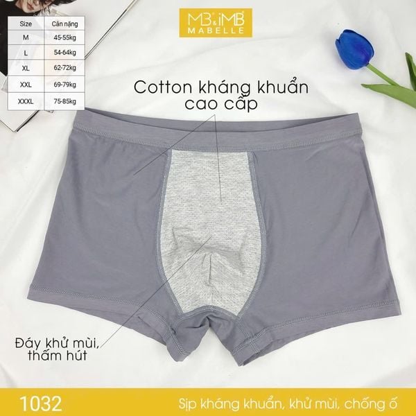 Quần lót sịp đùi nam kháng khuẩn 1032 đủ size