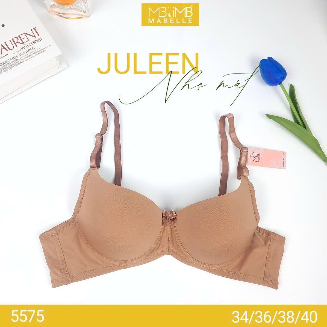 Áo ngực không gọng mút mỏng 5575 2 móc