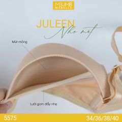 Áo ngực không gọng mút mỏng 5575 2 móc