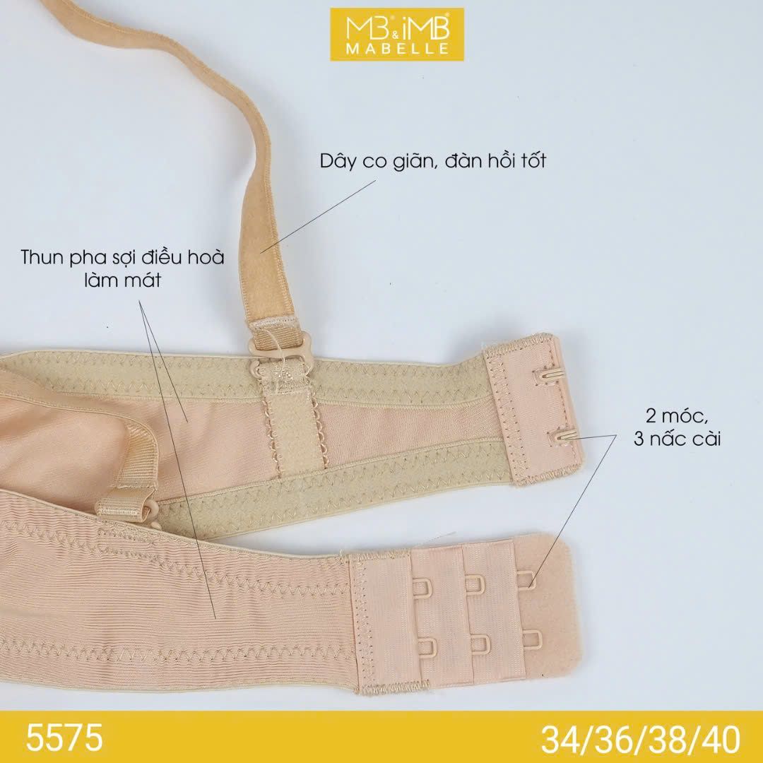 Áo ngực không gọng mút mỏng 5575 2 móc
