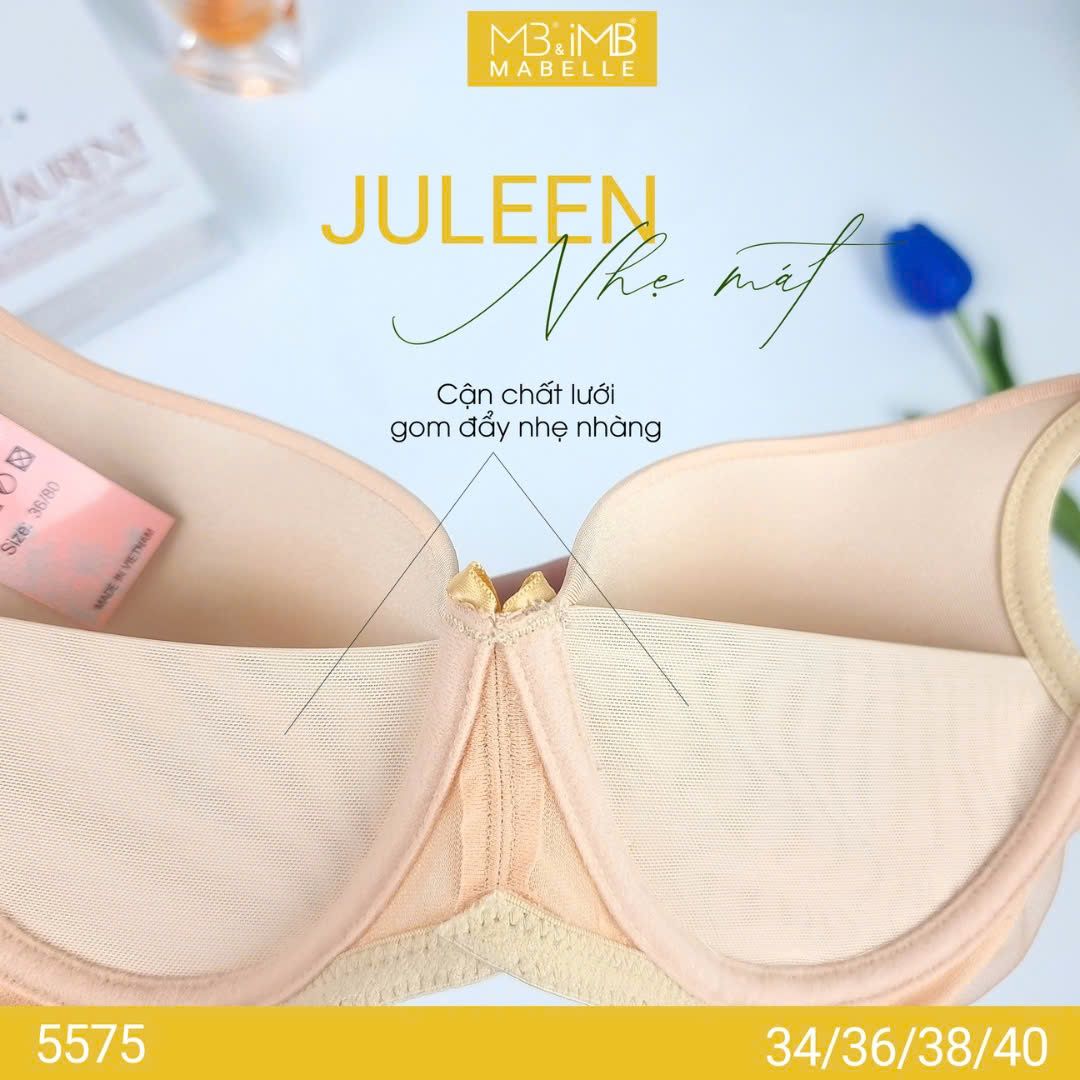 Áo ngực không gọng mút mỏng 5575 2 móc