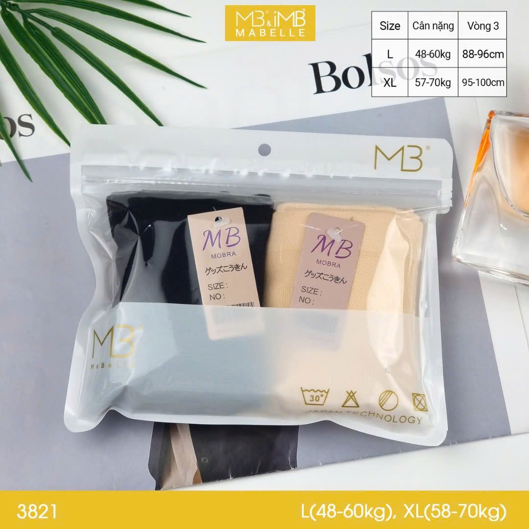 Quần gen nhẹ dệt ống sợi điều hòa MB 3821 đáy coston khử mùi an toàn