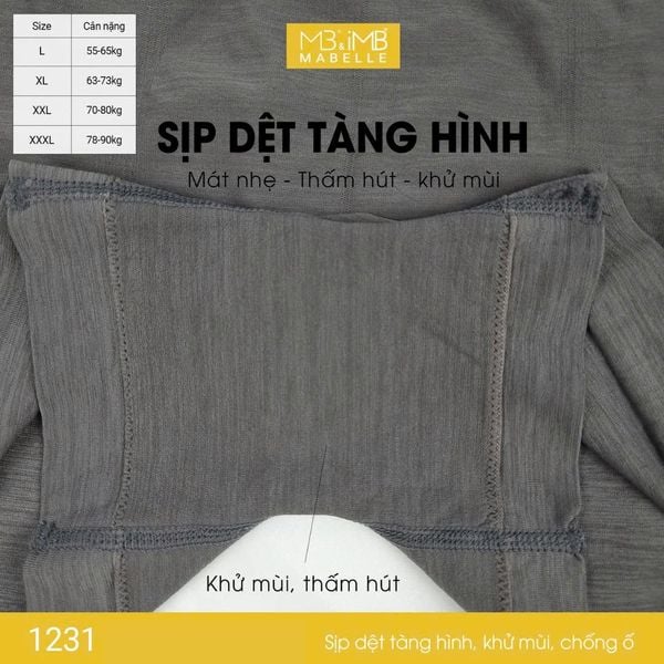 Sịp đùi dệt tàng hình cao cấp MB 1231