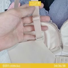 Áo ngực không gọng mút vừa 5591 3 móc