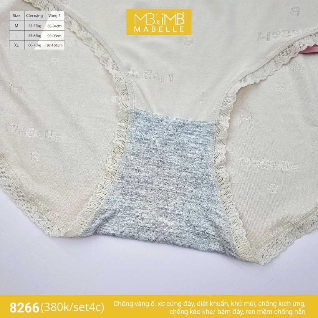 Quần lót kháng khuẩn làm mát MB 8266 cạp vừa