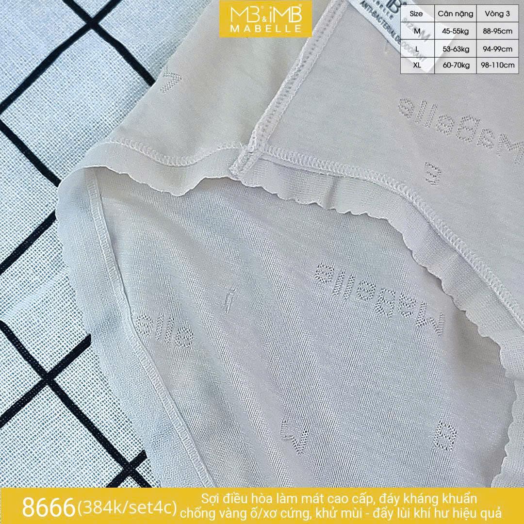 Quần lót kháng khuẩn làm mát MB 8666 cạp vừa