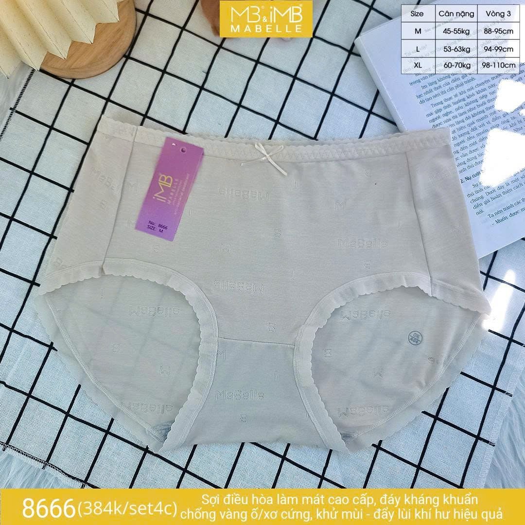 Quần lót kháng khuẩn làm mát MB 8666 cạp vừa