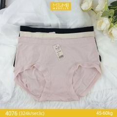 Quần lót dệt một sợi MB 4076 đáy cotton, khử khuẩn