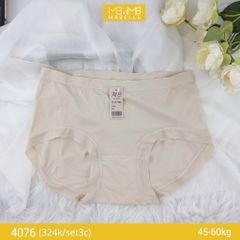 Quần lót dệt một sợi MB 4076 đáy cotton, khử khuẩn