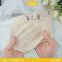 Quần lót dệt một sợi MB 4076 đáy cotton, khử khuẩn