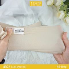 Quần lót dệt một sợi MB 4076 đáy cotton, khử khuẩn