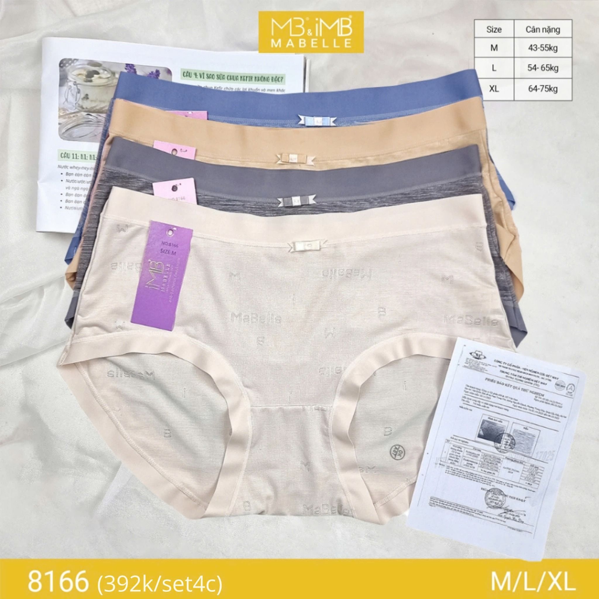 Quần lót kháng khuẩn sợi điều hòa đông ấm hạ mát MB 8166