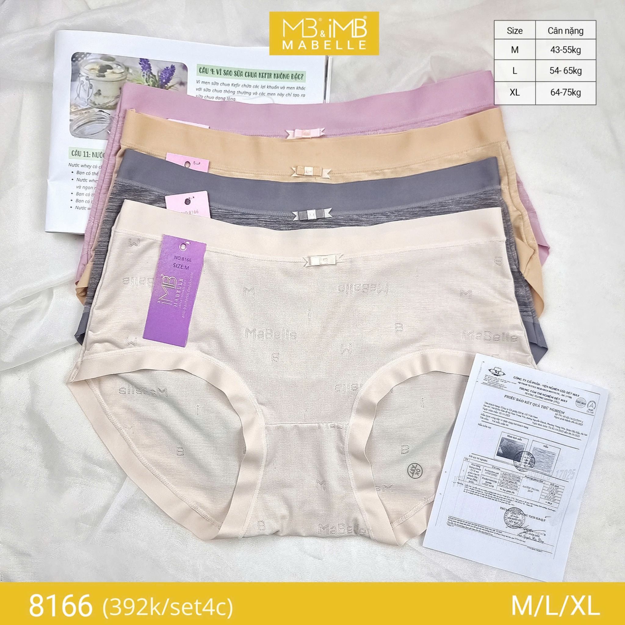 Quần lót kháng khuẩn sợi điều hòa đông ấm hạ mát MB 8166