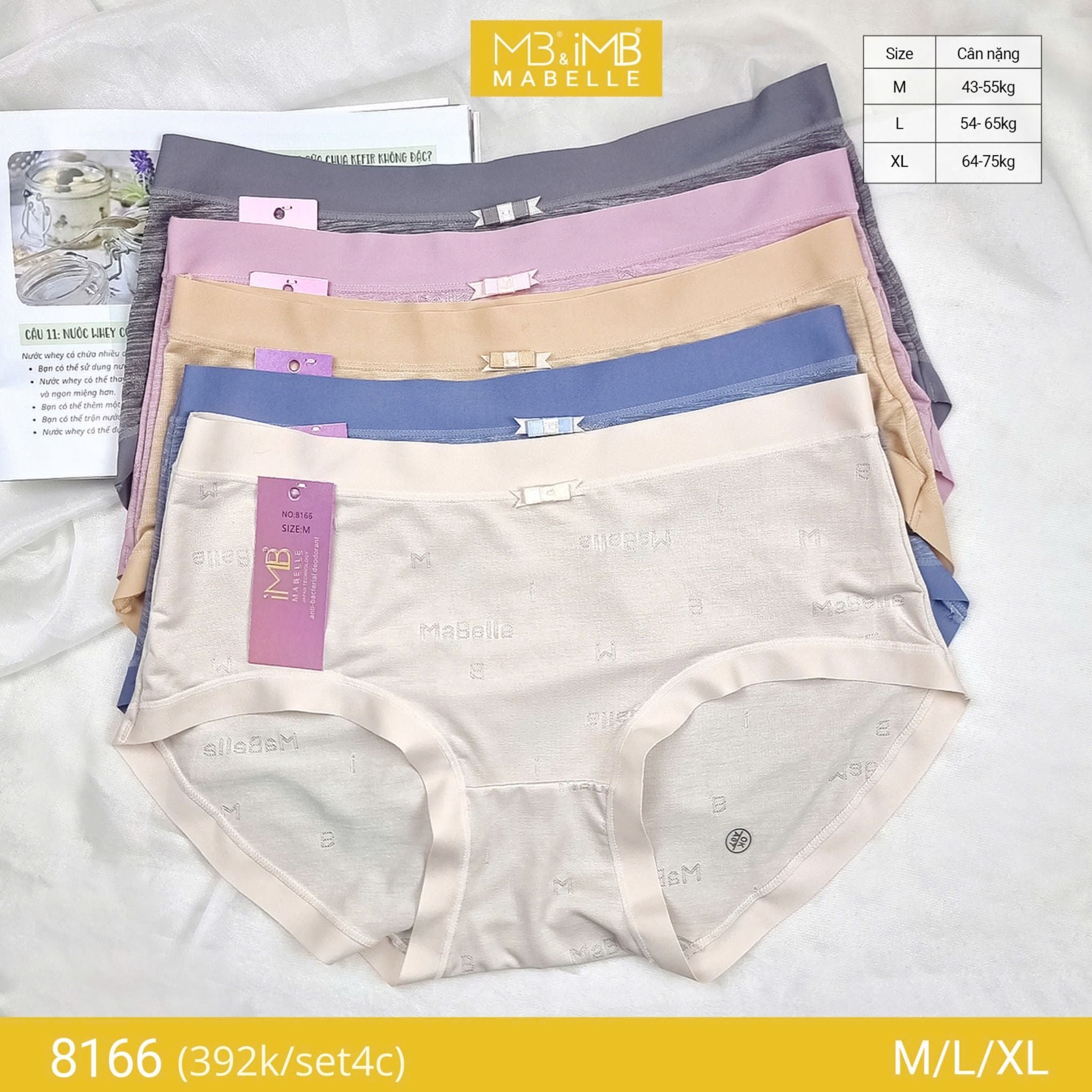 Quần lót kháng khuẩn sợi điều hòa đông ấm hạ mát MB 8166