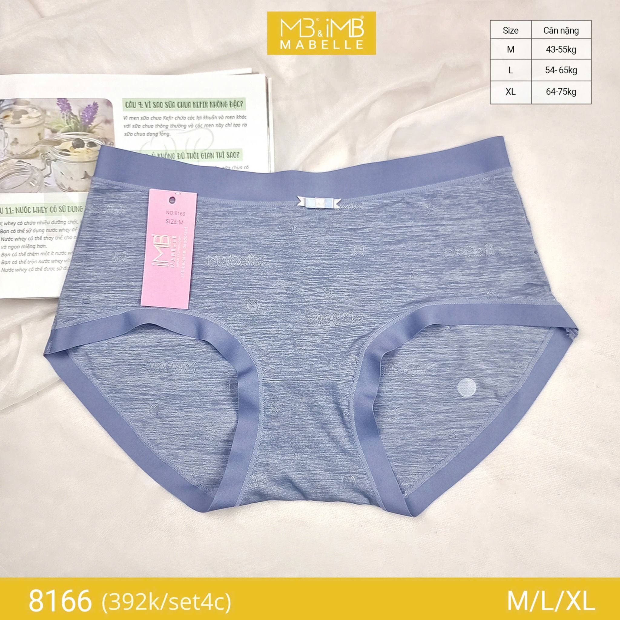 Quần lót kháng khuẩn sợi điều hòa đông ấm hạ mát MB 8166