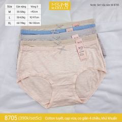 Quần lót khử khuẩn làm mát 8705 cạp vừa