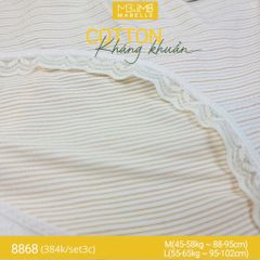 Quần lót kháng khuẩn dệt quốc dân MB 8868 cạp vừa