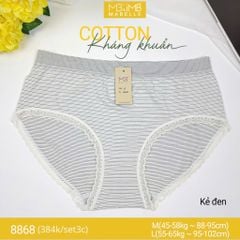 Quần lót kháng khuẩn dệt quốc dân MB 8868 cạp vừa