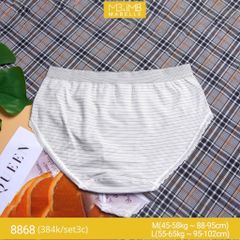 Quần lót kháng khuẩn dệt quốc dân MB 8868 cạp vừa