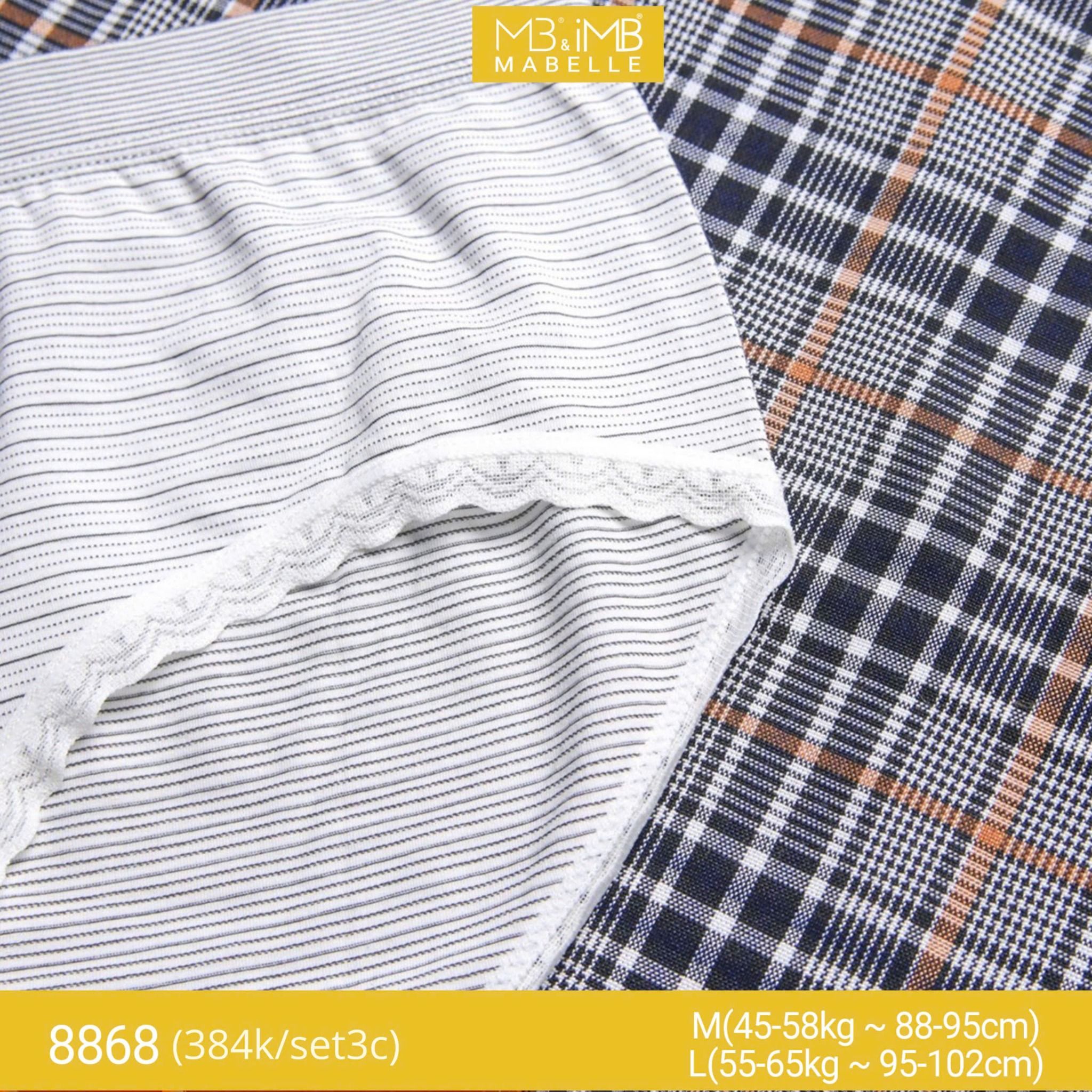 Quần lót kháng khuẩn dệt quốc dân MB 8868 cạp vừa