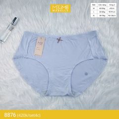 Quần lót nữ cotton kháng khuẩn MB 8876, cạp vừa chống hằn, chống xoắn