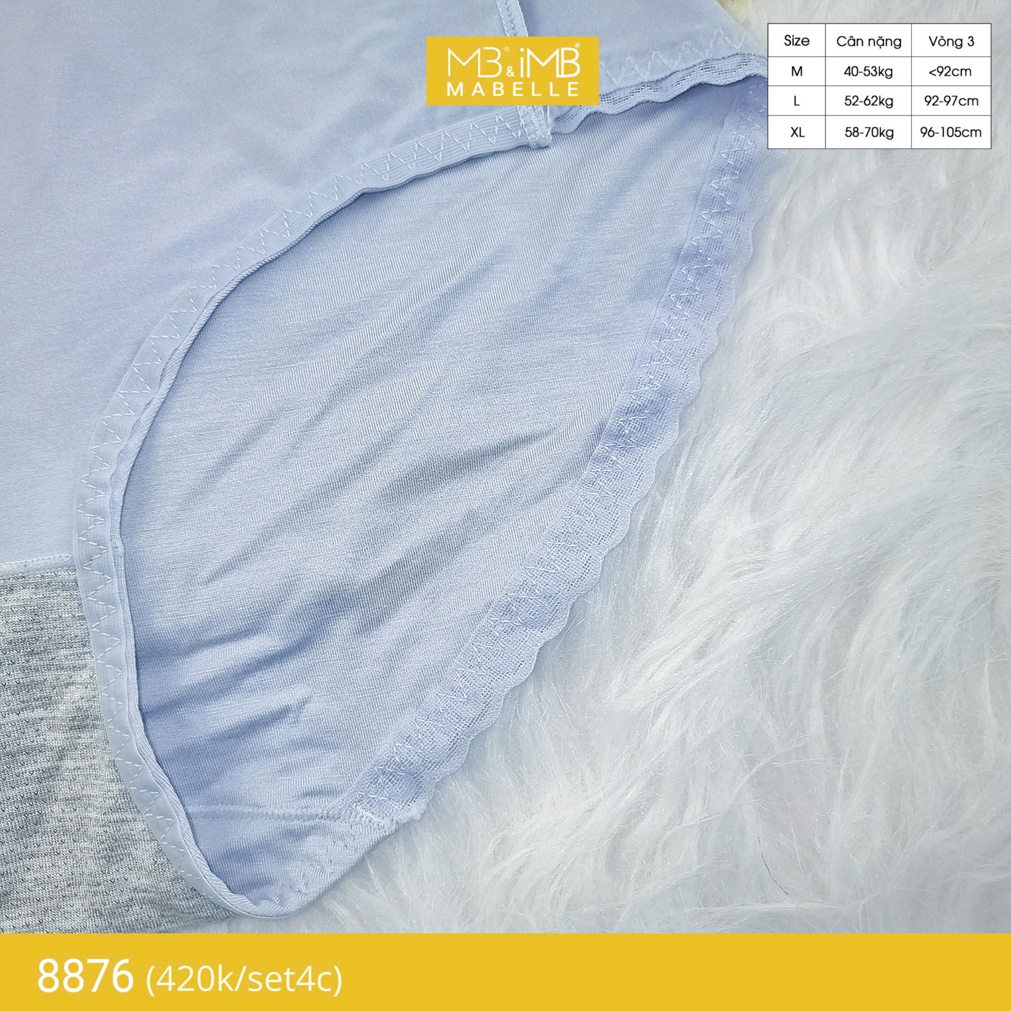 Quần lót nữ cotton kháng khuẩn MB 8876, cạp vừa chống hằn, chống xoắn