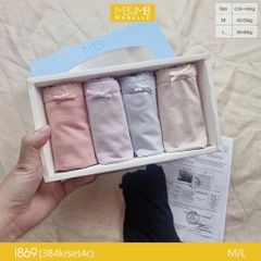 Quần lót kháng khuẩn cotton MB i869 cạp thấp