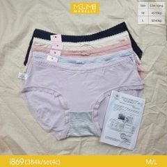 Quần lót kháng khuẩn cotton MB i869 cạp thấp