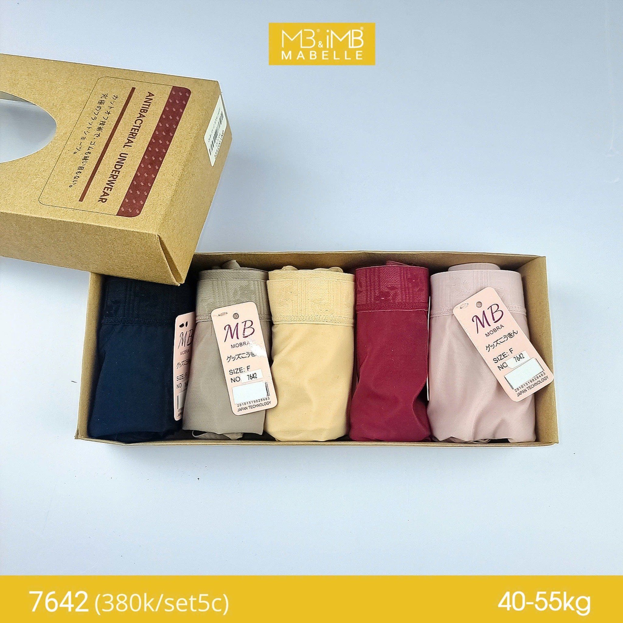 Quần lót nữ điều hòa MB 7642, chống hằn, chống hầm bí, mềm mại nhẹ bẫng