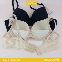 Áo ngực không gọng mút mỏng MB 5075 bản to 3 móc