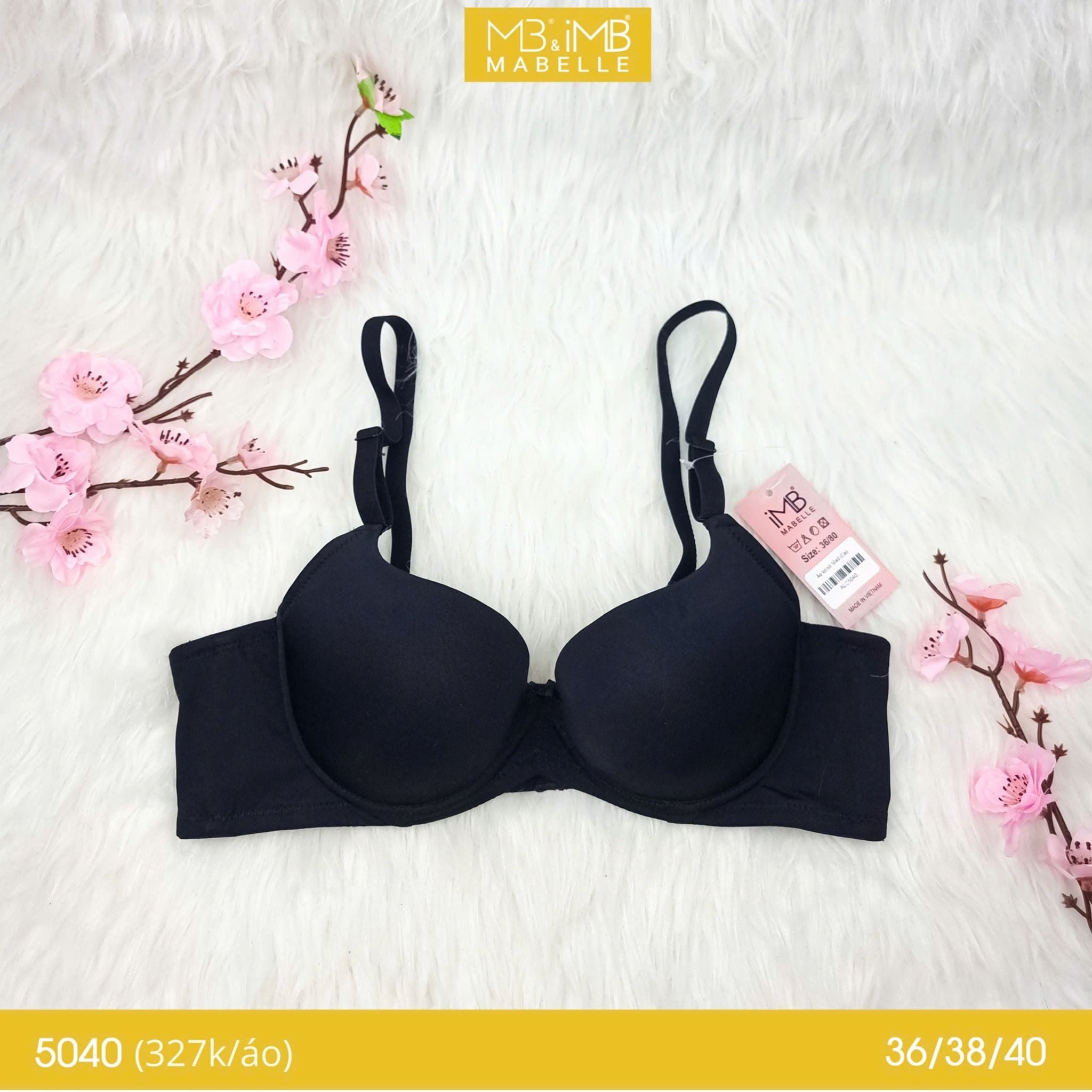 Áo ngực gọng mềm mút mỏng MB 5040 lót lưới điều hòa