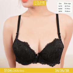 Áo ngực có gọng mềm mút dày 5104 ren quả