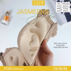 Áo ngực có gọng mềm mút dày 5104 ren quả