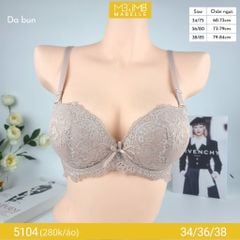 Áo ngực có gọng mềm mút dày 5104 ren quả