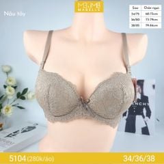 Áo ngực có gọng mềm mút dày 5104 ren quả