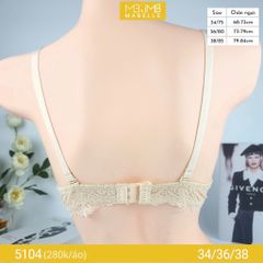 Áo ngực có gọng mềm mút dày 5104 ren quả