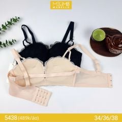 ÁO NGỰC QUÂY CHỐNG TUỘT 5438| Nâng đẩy, mút khử mùi, thoáng khí