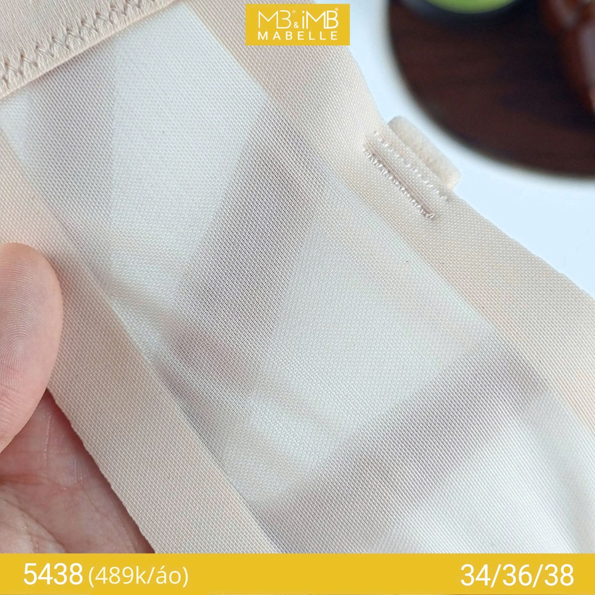 ÁO NGỰC QUÂY CHỐNG TUỘT 5438| Nâng đẩy, mút khử mùi, thoáng khí