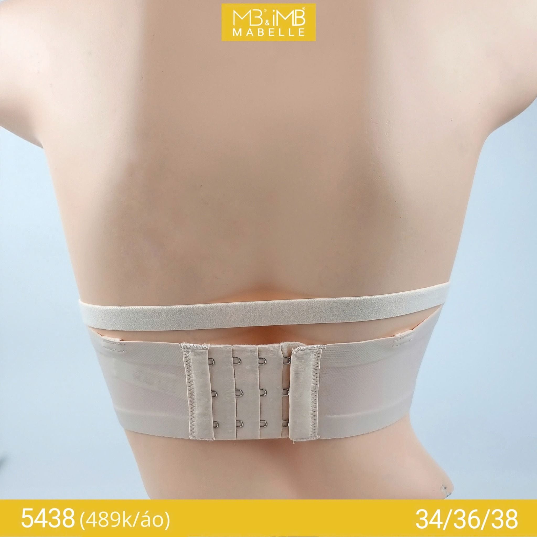 ÁO NGỰC QUÂY CHỐNG TUỘT 5438| Nâng đẩy, mút khử mùi, thoáng khí