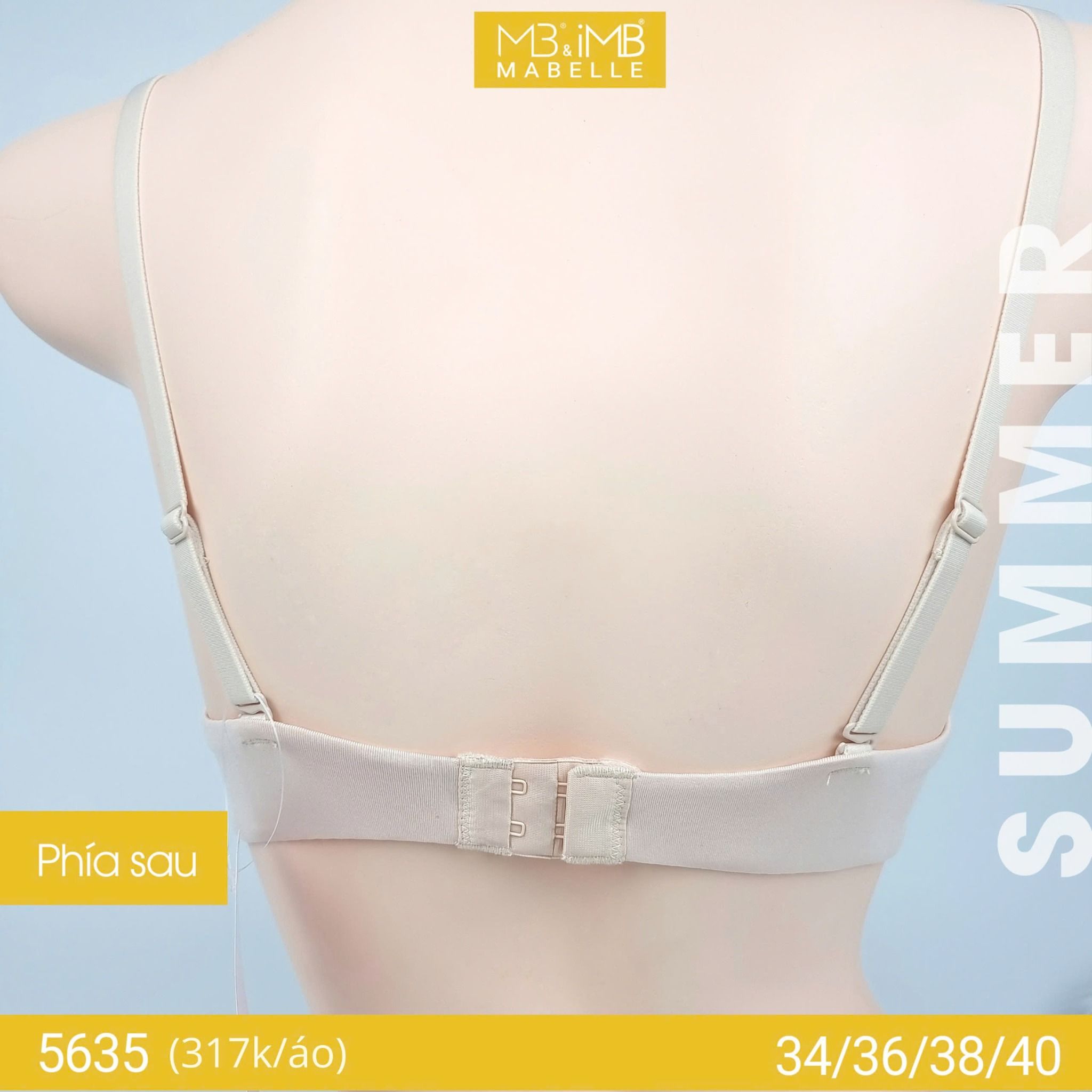 Áo ngực có gọng nâng đẩy 5635 2 móc