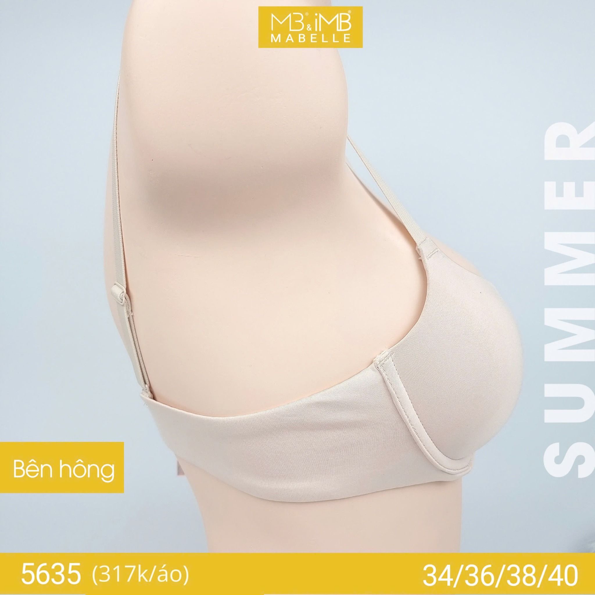 Áo ngực có gọng nâng đẩy 5635 2 móc