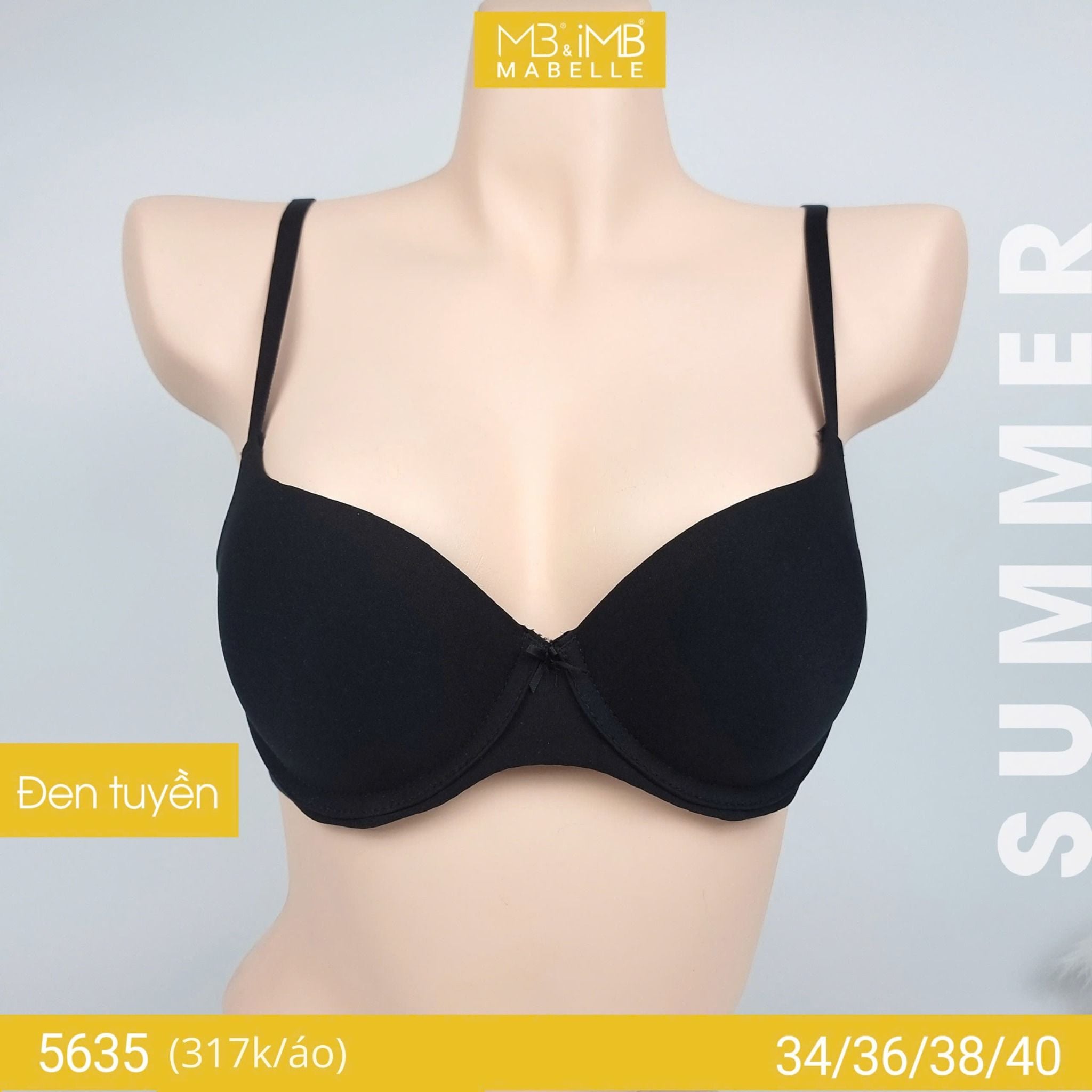 Áo ngực có gọng nâng đẩy 5635 2 móc