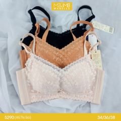 Áo ngực nữ MB 5290 không gọng, mút dày 3.7cm siêu đẩy nâng đỡ tạo khe